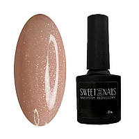 База камуфлирующая с микроблеском Sweet Nails Dream Base №6 Персиковая 8мл