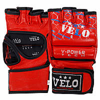 Перчатки для смешанных единоборств MMA кожаные VELO р-р XL