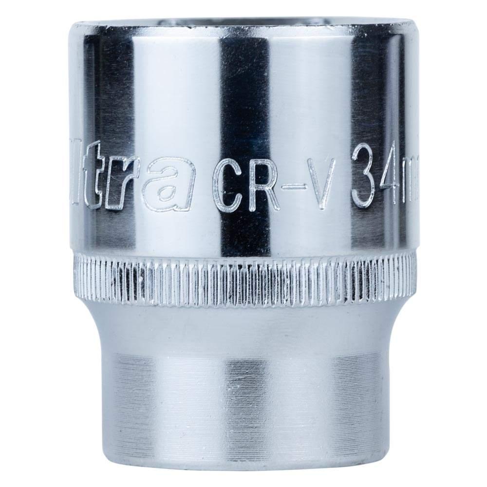 Насадка шестигренна 3/4' 34 мм CrV ULTRA (6075342)