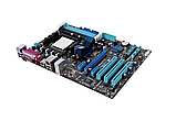 ТОПОВА Плата під AMD SAM3 на DDR3! ASUS M4A77T 140W READY !! Розуміє АБСОЛЮТНО ВСІ 2-6 ЯДЕРНІ ПРОЦИ AM3, фото 3