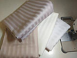 Постільна білизна Сатин-страйп 1*1 Персиковий, фото 3