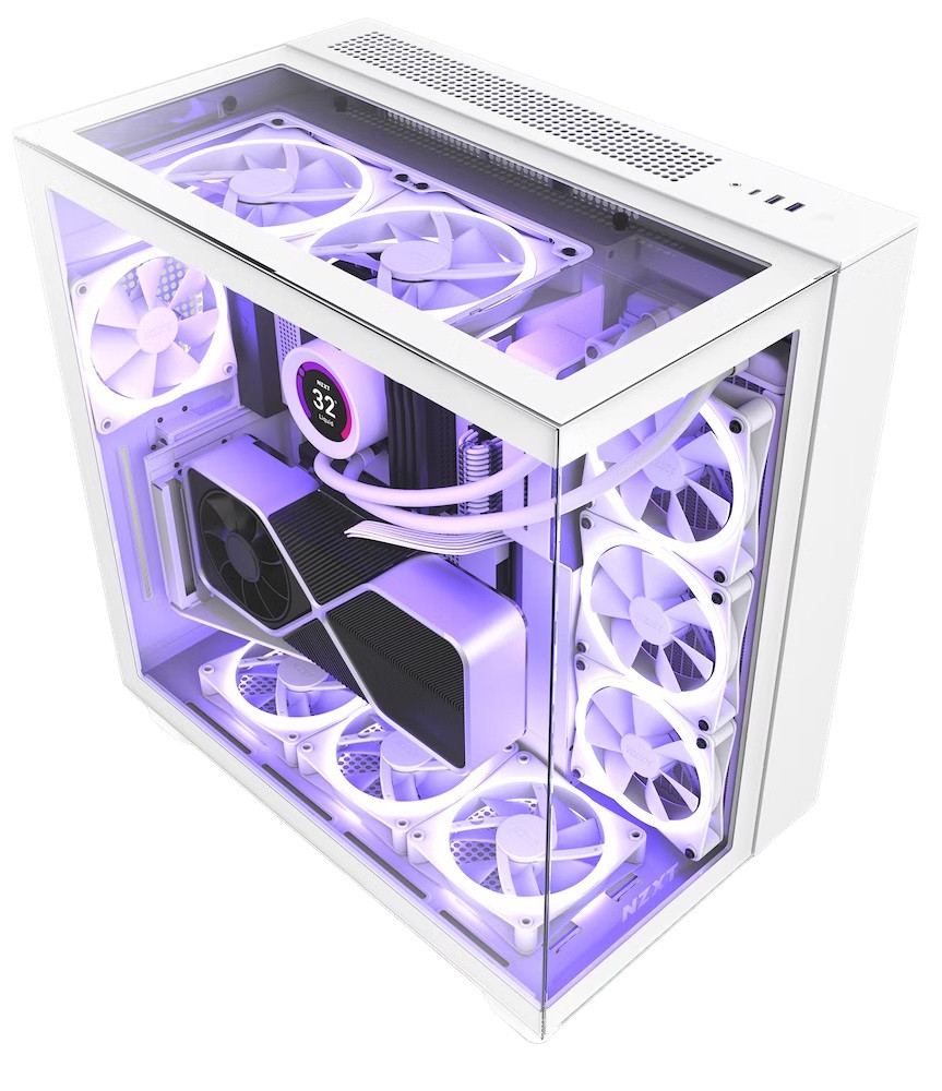 Корпус NZXT H9 Elite White (CM-H91EW-01) без БЖ, фото 1