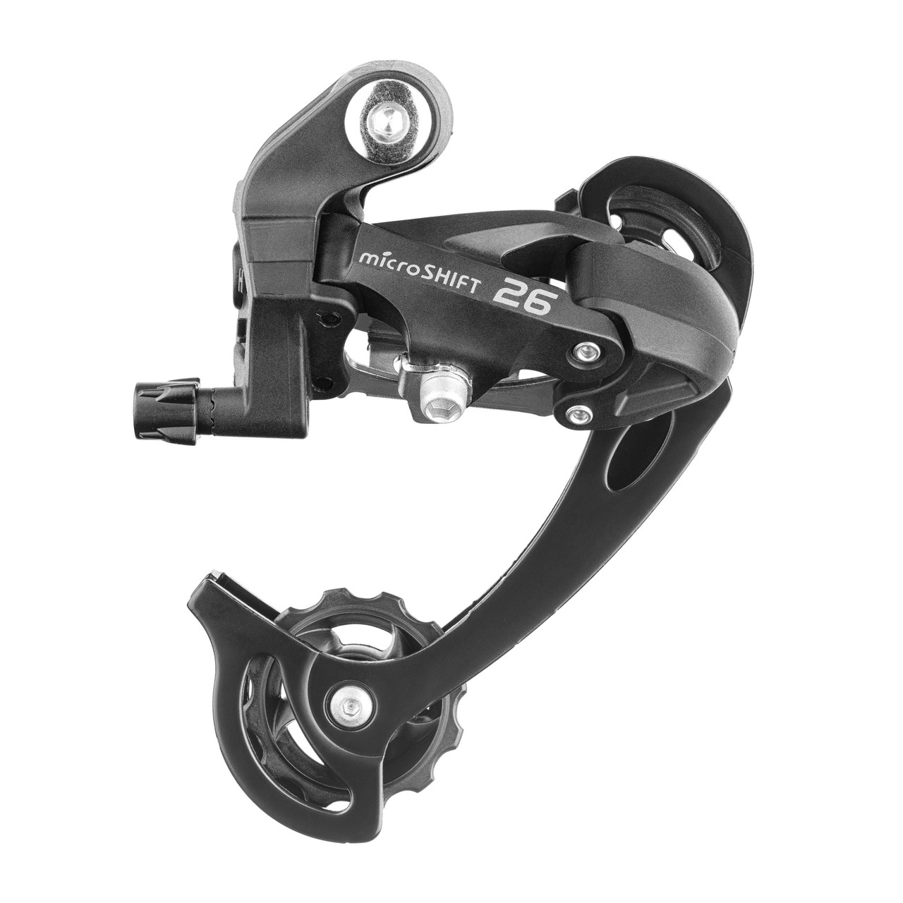 Задній перемикач MicroShift RD-M26L 8s для велосипеда довга лапка Чорний (RD-M26L)