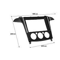 Перехідна рамка 9" Lesko Ford S-Max 2006-2015 manual AC (7146) 4 шт, фото 4