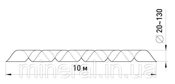 Спиральная обвязка для провода 24, 20-130мм, 10м, Спираль монтажная для провода, E.NEXT - фото 2 - id-p1864967998