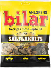 Лакрица Ahlgrens Bilar Saltlakrits Lakritz 130g