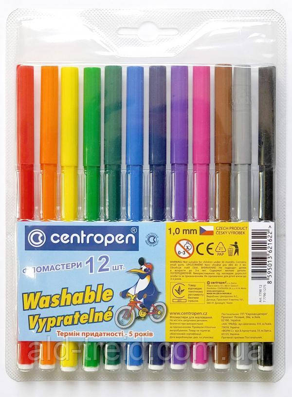 Фломастери Cen 12 кольорів