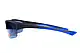 Окуляри поляризаційні BluWater Daytona-1 Polarized (gray) чорні в чорно-синій оправі, фото 3
