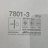 Шпалери вінілові на флізеліновій основі сірий AdaWall Seven 1,06 х 10,05м (7801-3), фото 8