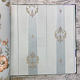 Шпалери вінілові на флізеліновій основі м'ятний AdaWall Seven 1,06 х 10,05м (7804-2), фото 7