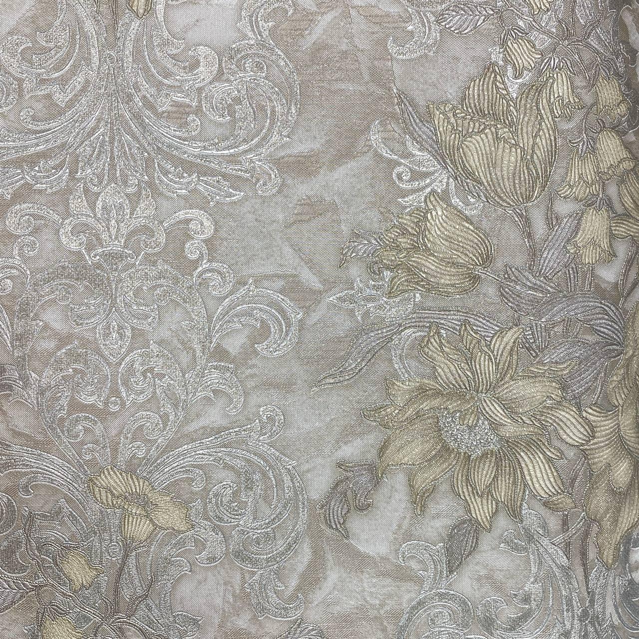 Шпалери вінілові на флізеліновій основі темно-бежевий AdaWall Seven 1,06 х 10,05м (7805-3), фото 1