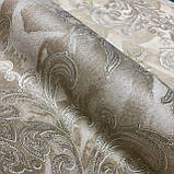 Шпалери вінілові на флізеліновій основі темно-бежевий AdaWall Seven 1,06 х 10,05м (7805-3), фото 3