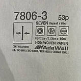 Шпалери вінілові на флізеліновій основі темно-бежевий AdaWall Seven 1,06 х 10,05м (7806-3), фото 6