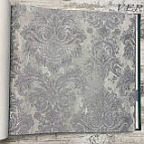 Шпалери вінілові на флізеліновій основі сірий AdaWall Seven 1,06 х 10,05м (7807-2), фото 6