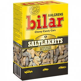 Лакриця Ahlgrens Bilar Saltlakrits Lakritz 3s 390g