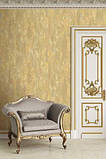 Шпалери вінілові на флізеліновій основі золотистий AdaWall Seven 1,06 х 10,05м (7809-3), фото 7