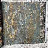 Шпалери вінілові на флізеліновій основі зелений AdaWall Seven 1,06 х 10,05м (7809-4), фото 6