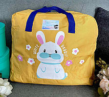 Дорожня сумка дитяча велика розмір 44х37х18 см Жовтий