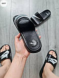 Чоловічі сланці Nike шльопанці літні чорні Туреччина. Живе фото, фото 6