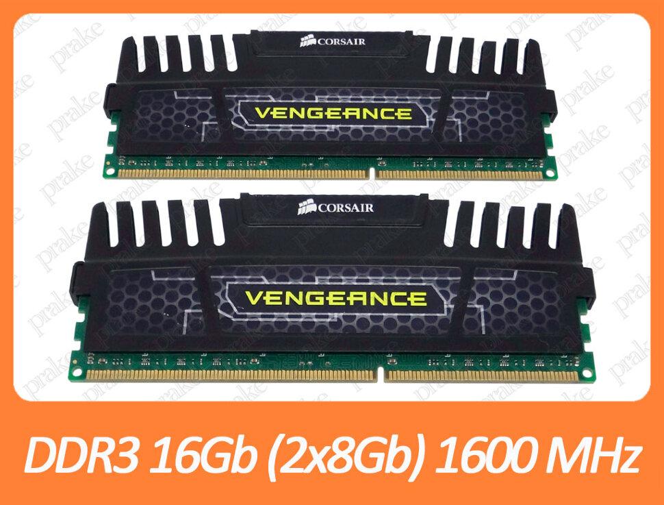 DDR3 16GB (2x8Gb) 1600 MHz (12800) Corsair Vengeance CL9 CMZ16GX3M2A1600C9
