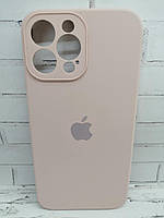 Чехол на iPhone 13 Pro Max накладка бампер противоударный Original Soft Case Pink sand