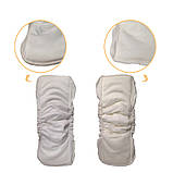 Вкладка 5-шарова бамбукова бавовняна з гумками 1 шт. 35*14 см (11060), фото 3