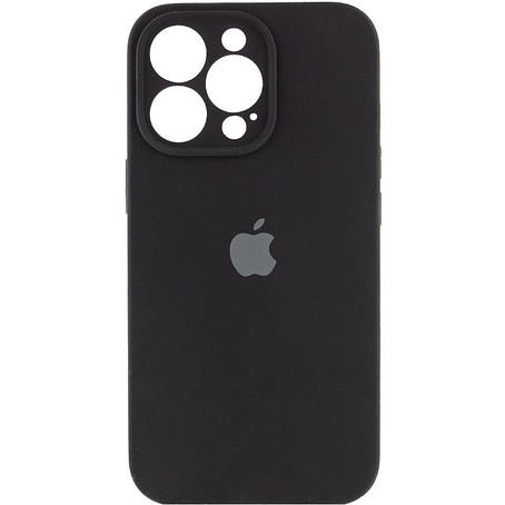Чохол Silicone Case Square Protected Camera iPhone 13 Pro Max Black (14), фото 1