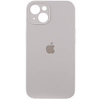 Чехол Silicone Case Square iPhone 14 Rock Ash (9)