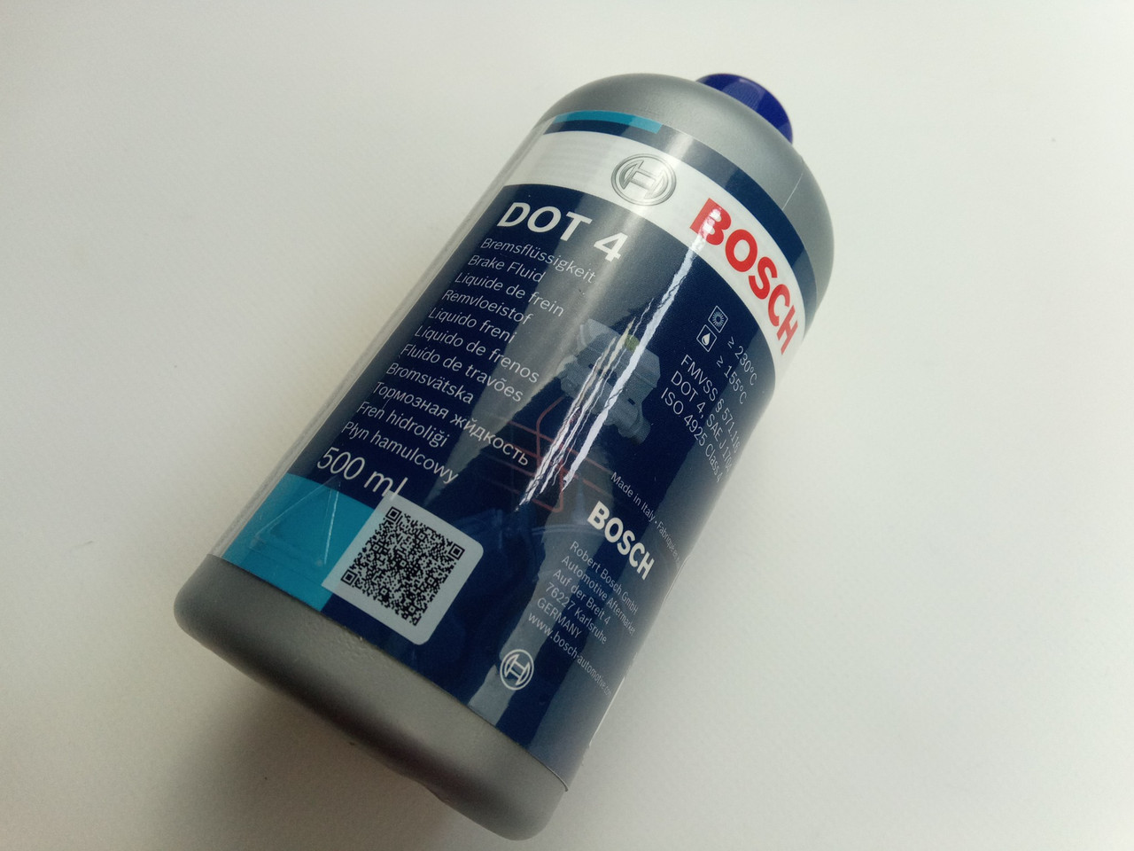 Гальмівна рідина BOSCH DOT-4 0,5 л. (1987479106), фото 1
