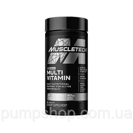 Вітаміни MuscleTech Platinum MultiVitamin 90 капс., фото 2