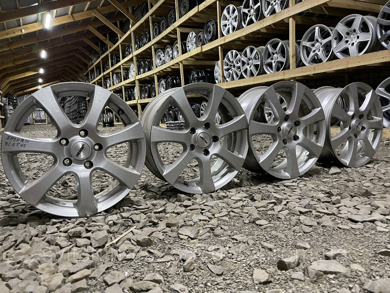Титани AUTEC 5/120 R17 7J ET 45 комплект