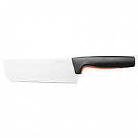 Кухонный нож Nakiri Fiskars Functional Form, 15,8 см, нержавеющая сталь.