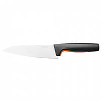 Кухонный нож поварской средний Fiskars Functional Form, 16,9 см, нержавеющая сталь.
