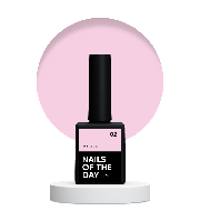 Nails Of The Day Bottle Gel Shimmer 02 (рожевий із шимером), 10 мл