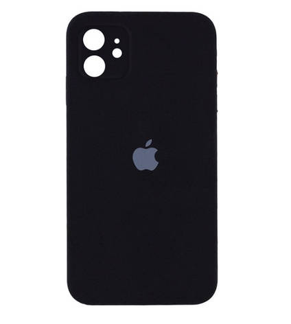 Чохол Silicone Case Square iPhone 11 Black ( 14 ), фото 1