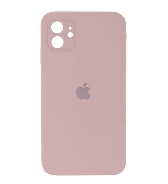 Чохол Silicone Case Square Protected Camera iPhone 11 Pink Sand (15)