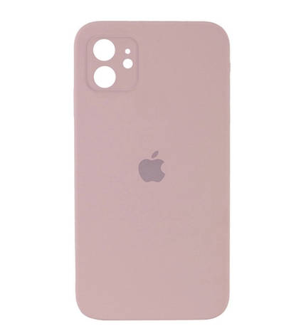 Чохол Silicone Case Square Protected Camera iPhone 11 Pink Sand (15), фото 1
