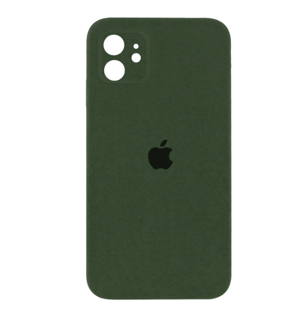 Чохол Silicone Case Square Protected Camera iPhone 11 Pine Green (31)