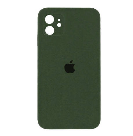 Чохол Silicone Case Square Protected Camera iPhone 11 Pine Green (31), фото 1