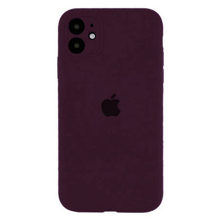 Чохол Silicone Case Square Protected Camera iPhone 11 Maroon (35), фото 1