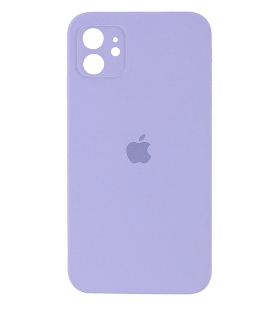Чохол Silicone Case Square Protected Camera iPhone 11 Elegant Purple (26)