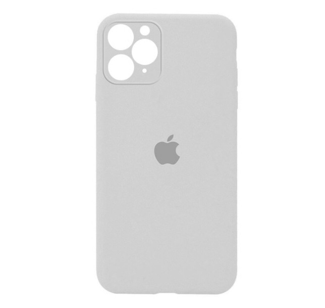 Чохол Silicone Case Square Protected Camera iPhone 11 Pro Max White (8)