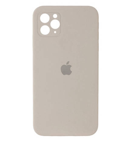 Чохол Silicone Case Square Protected Camera iPhone 11 Pro Max Rock Ash (9), фото 1