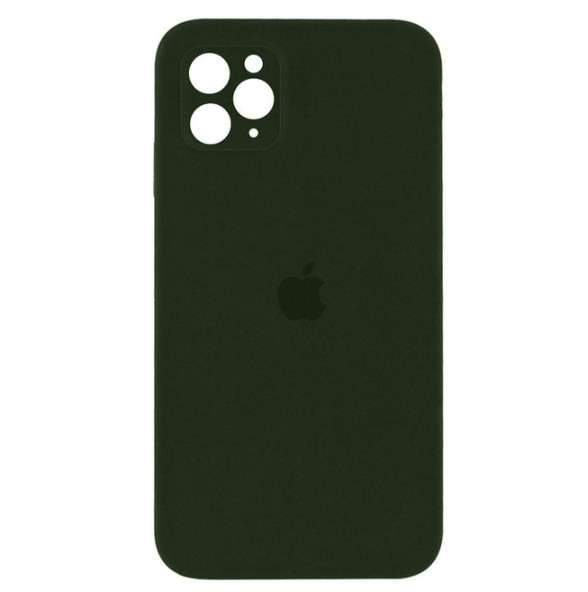 Чохол Silicone Case Square Protected Camera iPhone 11 Pro Max Pine Green (31)