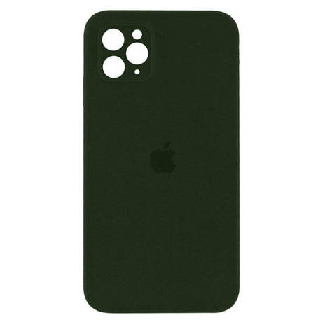 Чохол Silicone Case Square Protected Camera iPhone 11 Pro Pine Green (31), фото 1
