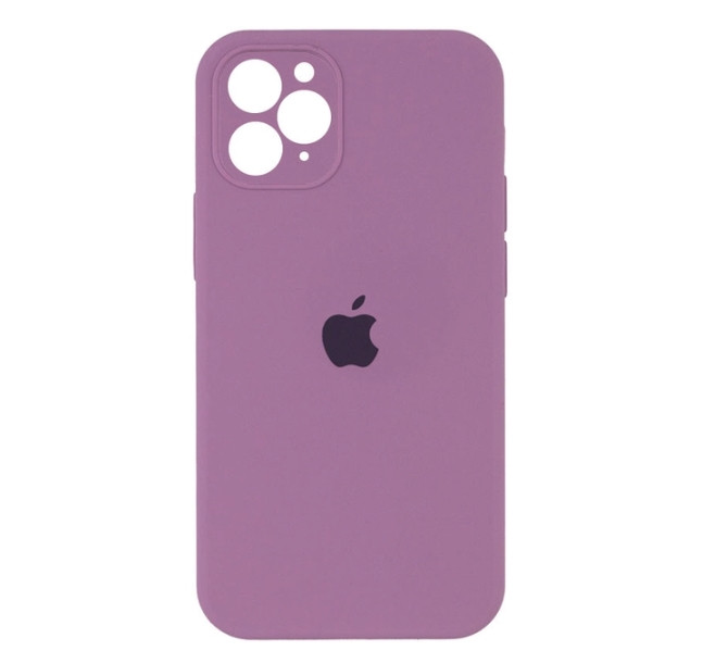 Чохол Silicone Case Square Protected Camera iPhone 12 Pro Grape (36)