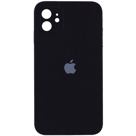 Чохол Silicone Case Square Protected Camera iPhone 12 Black (14), фото 1
