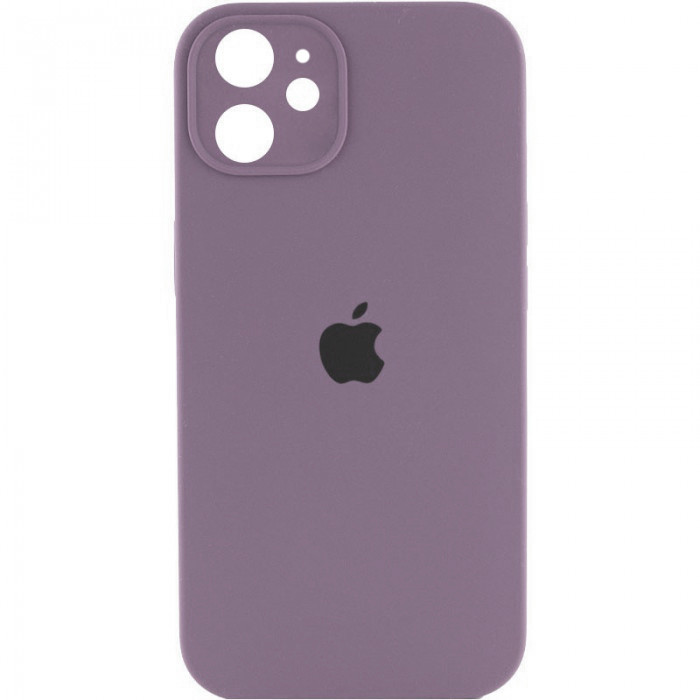 Чохол Silicone Case Square Protected Camera iPhone 12 Grape (36)