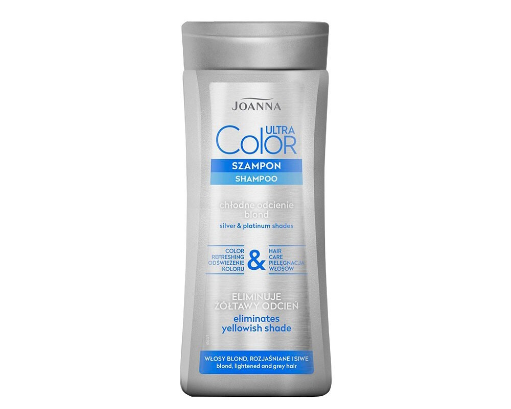 Шампунь для освітлених і сивого волосся Joanna Ultra color system Shampoo for lightened and grey hair