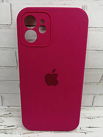 Чохол на iPhone 12 накладка бампер протиударний Original Soft Case rose red